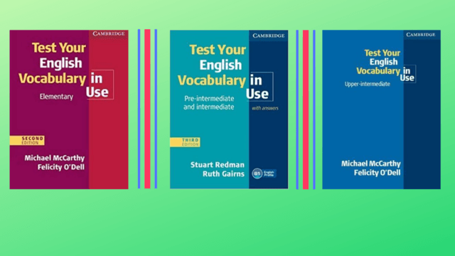 Test your English vocabulary in use book series