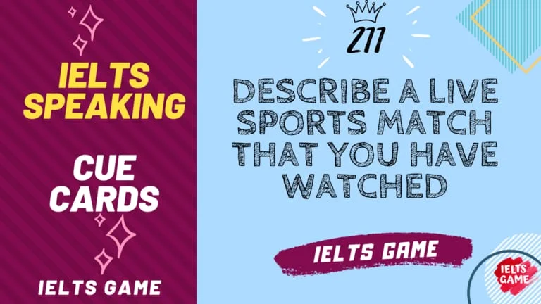 Describe a live sports match that you have watched
